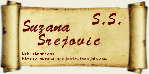 Suzana Srejović vizit kartica